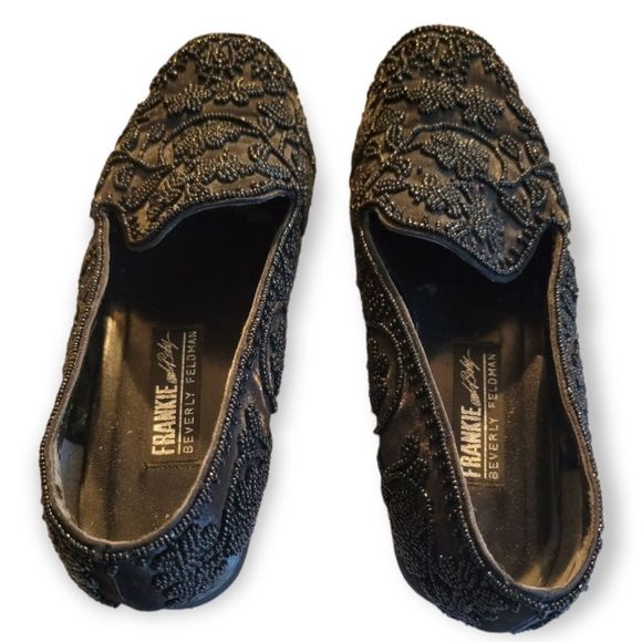COPY - *VINTAGE* CIRCA 80s BEVERLY FELDMAN Frankie And Baby Caviar Black Beaded… main image 10